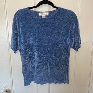 Funky knit short sleeve.